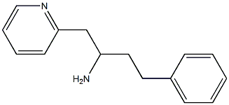 4-phenyl-1-(pyridin-2-yl)butan-2-amine Structure