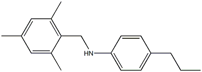 4-propyl-N-[(2,4,6-trimethylphenyl)methyl]aniline