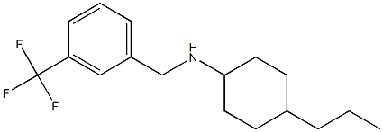  4-propyl-N-{[3-(trifluoromethyl)phenyl]methyl}cyclohexan-1-amine