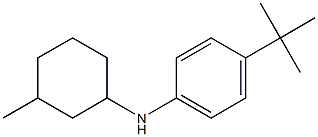 4-tert-butyl-N-(3-methylcyclohexyl)aniline,,结构式