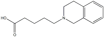 5-(1,2,3,4-tetrahydroisoquinolin-2-yl)pentanoic acid 结构式