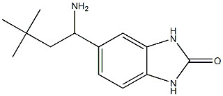 5-(1-amino-3,3-dimethylbutyl)-2,3-dihydro-1H-1,3-benzodiazol-2-one 结构式