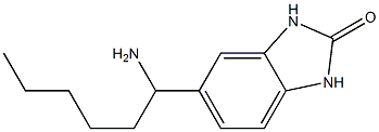 5-(1-aminohexyl)-2,3-dihydro-1H-1,3-benzodiazol-2-one Structure