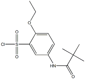 5-(2,2-dimethylpropanamido)-2-ethoxybenzene-1-sulfonyl chloride
