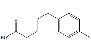 5-(2,4-dimethylphenyl)pentanoic acid Structure
