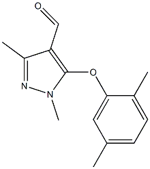 5-(2,5-dimethylphenoxy)-1,3-dimethyl-1H-pyrazole-4-carbaldehyde