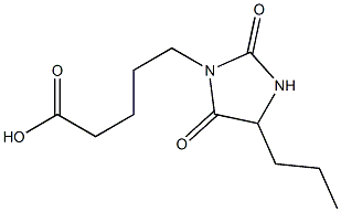 5-(2,5-dioxo-4-propylimidazolidin-1-yl)pentanoic acid