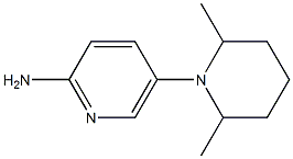 5-(2,6-dimethylpiperidin-1-yl)pyridin-2-amine Structure