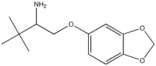 5-(2-amino-3,3-dimethylbutoxy)-2H-1,3-benzodioxole Structure