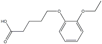 5-(2-ethoxyphenoxy)pentanoic acid Structure