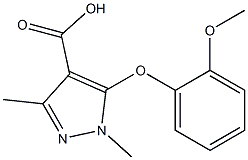  5-(2-methoxyphenoxy)-1,3-dimethyl-1H-pyrazole-4-carboxylic acid