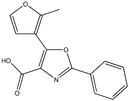  5-(2-methylfuran-3-yl)-2-phenyl-1,3-oxazole-4-carboxylic acid