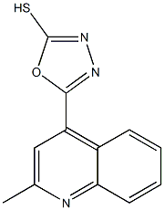 5-(2-methylquinolin-4-yl)-1,3,4-oxadiazole-2-thiol