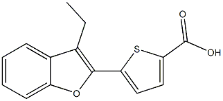 5-(3-ethyl-1-benzofuran-2-yl)thiophene-2-carboxylic acid