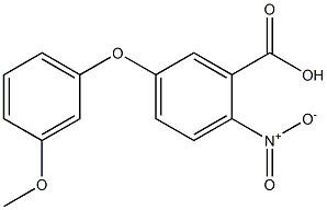  5-(3-methoxyphenoxy)-2-nitrobenzoic acid