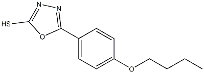  5-(4-butoxyphenyl)-1,3,4-oxadiazole-2-thiol