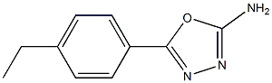 5-(4-ethylphenyl)-1,3,4-oxadiazol-2-amine Structure