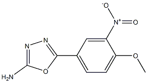 5-(4-methoxy-3-nitrophenyl)-1,3,4-oxadiazol-2-amine