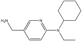 5-(aminomethyl)-N-cyclohexyl-N-ethylpyridin-2-amine