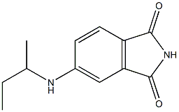 5-(butan-2-ylamino)-2,3-dihydro-1H-isoindole-1,3-dione Structure