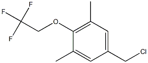 5-(chloromethyl)-1,3-dimethyl-2-(2,2,2-trifluoroethoxy)benzene