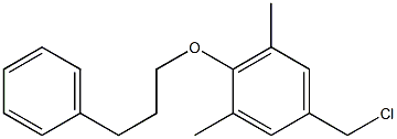  5-(chloromethyl)-1,3-dimethyl-2-(3-phenylpropoxy)benzene