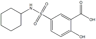 5-(cyclohexylsulfamoyl)-2-hydroxybenzoic acid