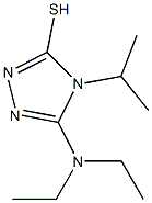 5-(diethylamino)-4-isopropyl-4H-1,2,4-triazole-3-thiol Struktur