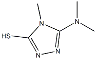 5-(dimethylamino)-4-methyl-4H-1,2,4-triazole-3-thiol 结构式