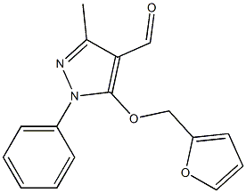 5-(furan-2-ylmethoxy)-3-methyl-1-phenyl-1H-pyrazole-4-carbaldehyde