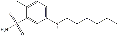  5-(hexylamino)-2-methylbenzene-1-sulfonamide