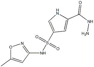 5-(hydrazinocarbonyl)-N-(5-methylisoxazol-3-yl)-1H-pyrrole-3-sulfonamide