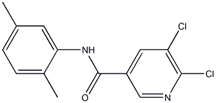 5,6-dichloro-N-(2,5-dimethylphenyl)pyridine-3-carboxamide