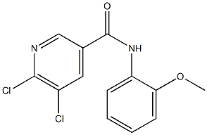 5,6-dichloro-N-(2-methoxyphenyl)pyridine-3-carboxamide