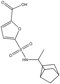 5-[(1-{bicyclo[2.2.1]heptan-2-yl}ethyl)sulfamoyl]furan-2-carboxylic acid