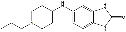5-[(1-propylpiperidin-4-yl)amino]-2,3-dihydro-1H-1,3-benzodiazol-2-one Structure