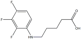 5-[(2,3,4-trifluorophenyl)amino]pentanoic acid