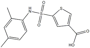 5-[(2,4-dimethylphenyl)sulfamoyl]thiophene-3-carboxylic acid
