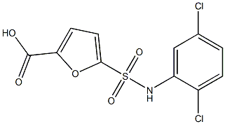 5-[(2,5-dichlorophenyl)sulfamoyl]furan-2-carboxylic acid Structure