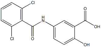 5-[(2,6-dichlorobenzene)amido]-2-hydroxybenzoic acid