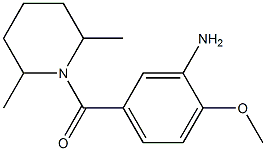 5-[(2,6-dimethylpiperidin-1-yl)carbonyl]-2-methoxyaniline Structure