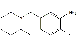 5-[(2,6-dimethylpiperidin-1-yl)methyl]-2-methylaniline,,结构式