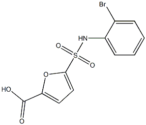 5-[(2-bromophenyl)sulfamoyl]furan-2-carboxylic acid