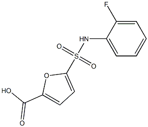 5-[(2-fluorophenyl)sulfamoyl]furan-2-carboxylic acid