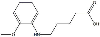  5-[(2-methoxyphenyl)amino]pentanoic acid