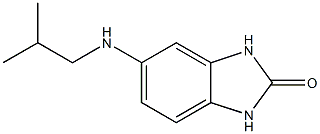 5-[(2-methylpropyl)amino]-2,3-dihydro-1H-1,3-benzodiazol-2-one 化学構造式