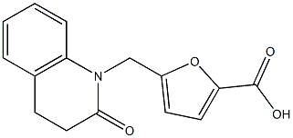 5-[(2-oxo-3,4-dihydroquinolin-1(2H)-yl)methyl]-2-furoic acid|