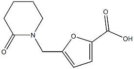 5-[(2-oxopiperidin-1-yl)methyl]furan-2-carboxylic acid Structure