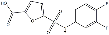 5-[(3,4-difluorophenyl)sulfamoyl]furan-2-carboxylic acid