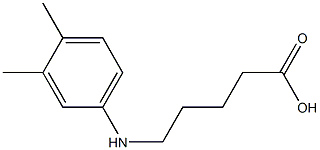 5-[(3,4-dimethylphenyl)amino]pentanoic acid